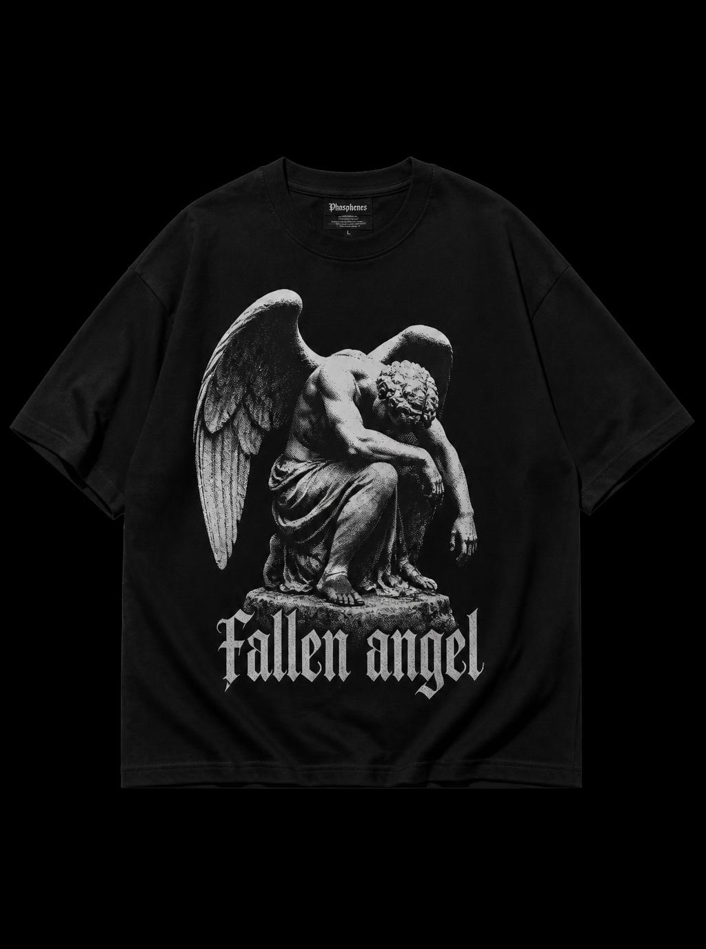 Camiseta Anjo Caído Dark Gótica